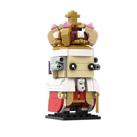 (Gobricks version) 231pcs MOC-136828 King George III Brickheadz