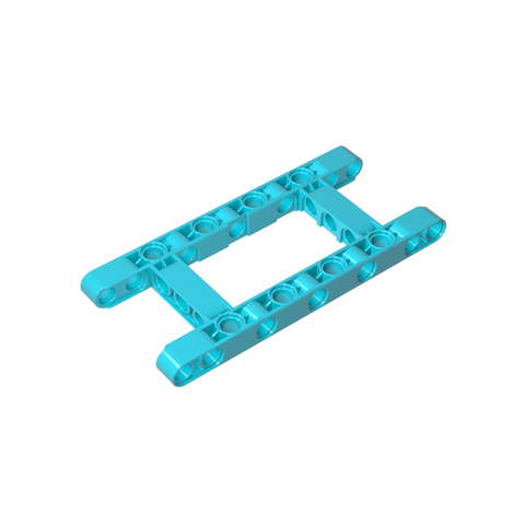 Gobricks,Technic Beam 5 x 11 Open Center Frame Thick,64178