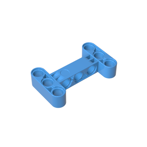 Gobricks,Technic Beam 3 x 5 Thick [90° Offset Centre Beam Holes],14720