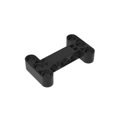 Gobricks,Technic Beam 3 x 5 Thick [90° Offset Centre Beam Holes],14720