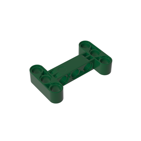 Gobricks,Technic Beam 3 x 5 Thick [90° Offset Centre Beam Holes],14720