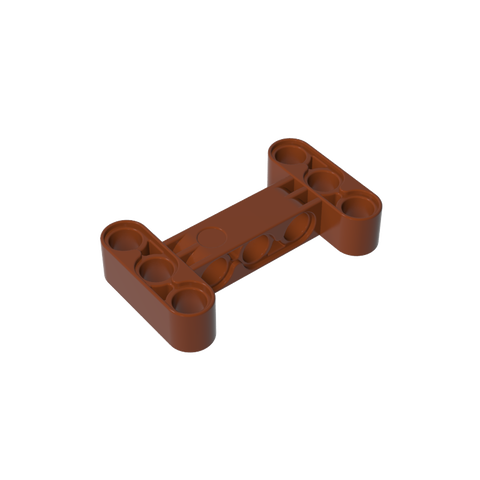 Gobricks,Technic Beam 3 x 5 Thick [90° Offset Centre Beam Holes],14720