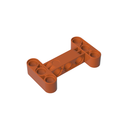 Gobricks,Technic Beam 3 x 5 Thick [90° Offset Centre Beam Holes],14720