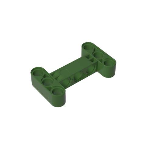 Gobricks,Technic Beam 3 x 5 Thick [90° Offset Centre Beam Holes],14720