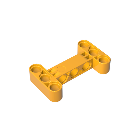 Gobricks,Technic Beam 3 x 5 Thick [90° Offset Centre Beam Holes],14720