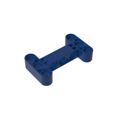 Gobricks,Technic Beam 3 x 5 Thick [90° Offset Centre Beam Holes],14720
