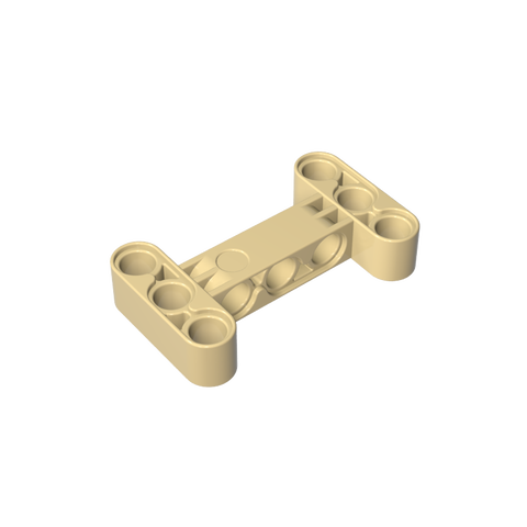 Gobricks,Technic Beam 3 x 5 Thick [90° Offset Centre Beam Holes],14720