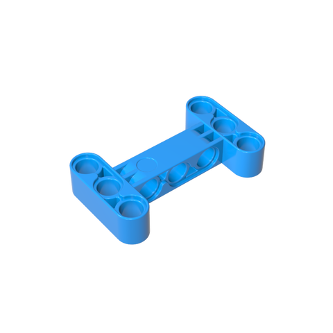 Gobricks,Technic Beam 3 x 5 Thick [90° Offset Centre Beam Holes],14720