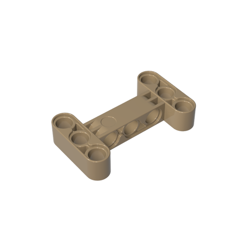 Gobricks,Technic Beam 3 x 5 Thick [90° Offset Centre Beam Holes],14720
