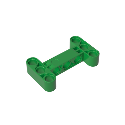 Gobricks,Technic Beam 3 x 5 Thick [90° Offset Centre Beam Holes],14720