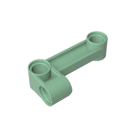 Gobricks,Technic Pin Connector Perpendicular 2 x 4 Bent - Beam with 90 Hole Ø 4.8,11455,29162