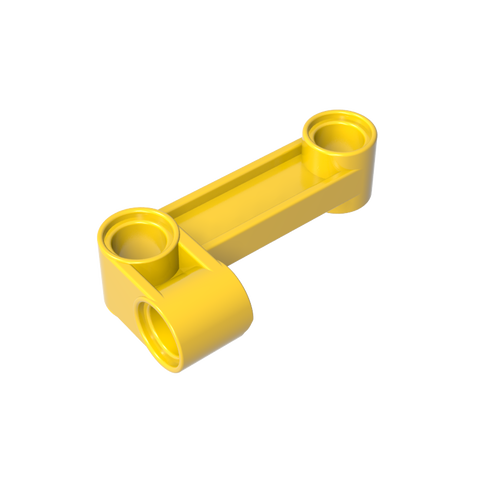 Gobricks,Technic Pin Connector Perpendicular 2 x 4 Bent - Beam with 90 Hole Ø 4.8,11455,29162