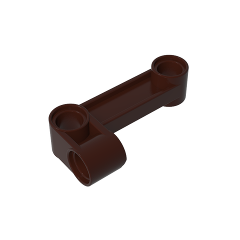 Gobricks,Technic Pin Connector Perpendicular 2 x 4 Bent - Beam with 90 Hole Ø 4.8,11455,29162