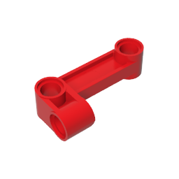 Technic Pin Connector Perpendicular 2 x 4 Bent - Beam with 90 Hole ? 4.8,11455