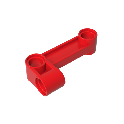 Gobricks,Technic Pin Connector Perpendicular 2 x 4 Bent - Beam with 90 Hole Ø 4.8,11455,29162