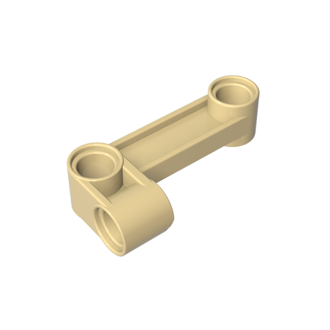 Gobricks,Technic Pin Connector Perpendicular 2 x 4 Bent - Beam with 90 Hole Ø 4.8,11455,29162