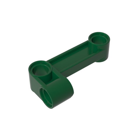 Gobricks,Technic Pin Connector Perpendicular 2 x 4 Bent - Beam with 90 Hole Ø 4.8,11455,29162