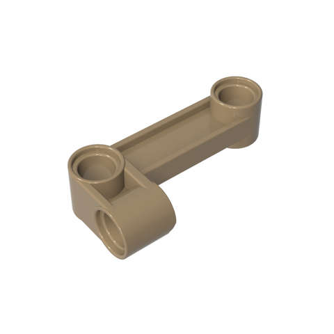 Gobricks,Technic Pin Connector Perpendicular 2 x 4 Bent - Beam with 90 Hole Ø 4.8,11455,29162