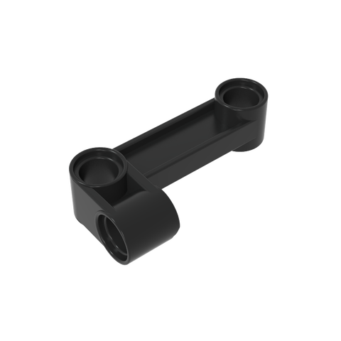 Gobricks,Technic Pin Connector Perpendicular 2 x 4 Bent - Beam with 90 Hole Ø 4.8,11455,29162
