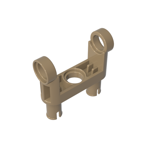 Gobricks,Technic Pin Connector Toggle Joint Smooth Double with 2 Pins,48496,18171