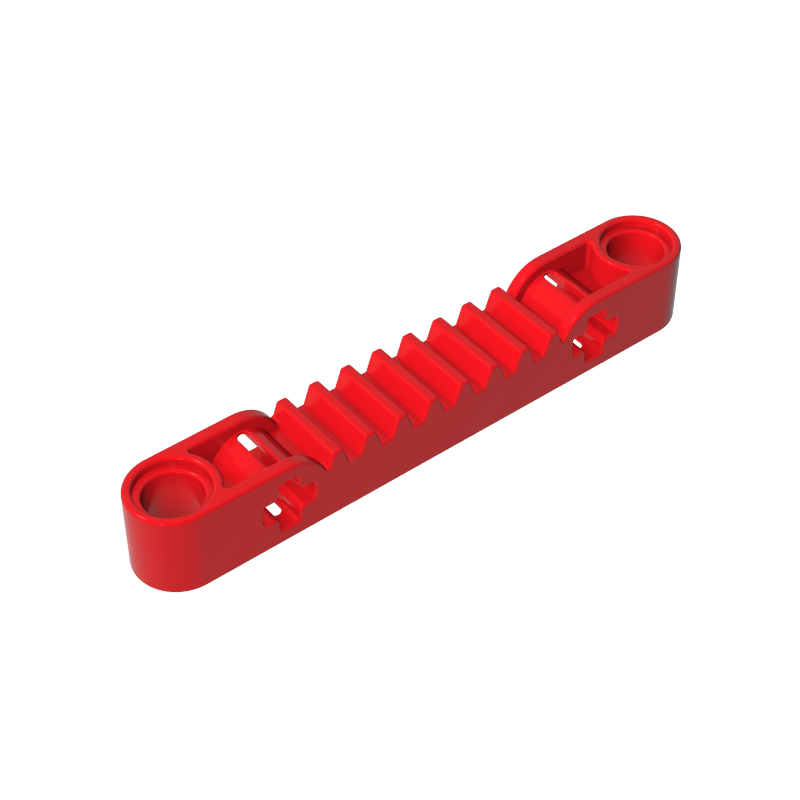Gobricks,Technic Gear Rack 1 x 7 with Axle and Pin Holes,87761,65127