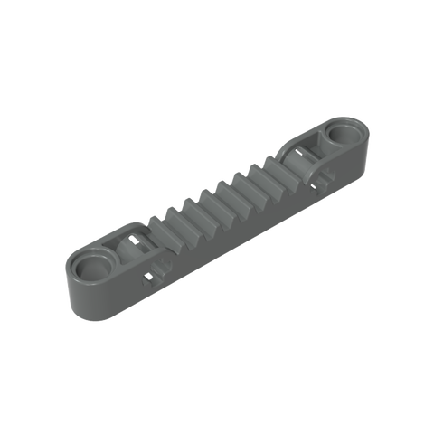 Gobricks,Technic Gear Rack 1 x 7 with Axle and Pin Holes,87761,65127