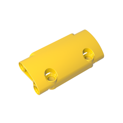 Gobricks,Technic Panel Curved 7 x 3 with 2 Pin Holes through Panel Surface,24119