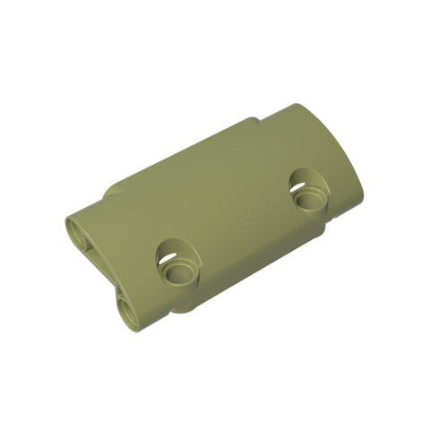 Gobricks,Technic Panel Curved 7 x 3 with 2 Pin Holes through Panel Surface,24119