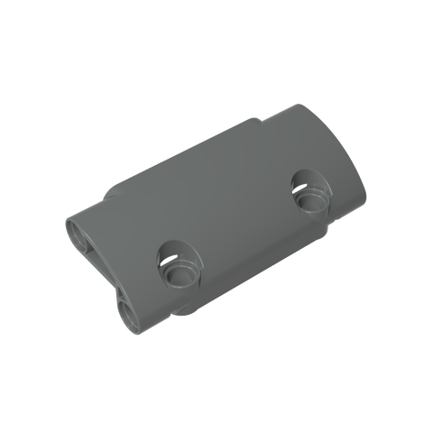 Gobricks,Technic Panel Curved 7 x 3 with 2 Pin Holes through Panel Surface,24119