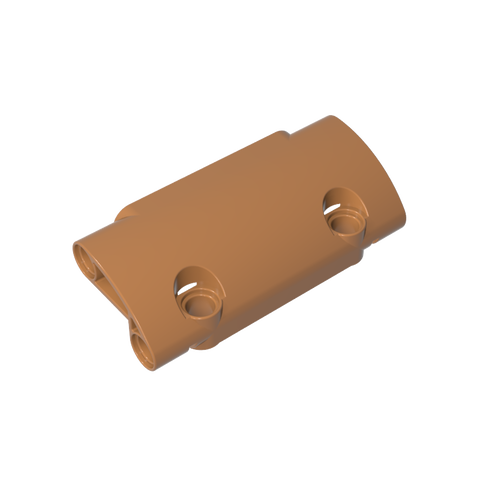 Gobricks,Technic Panel Curved 7 x 3 with 2 Pin Holes through Panel Surface,24119