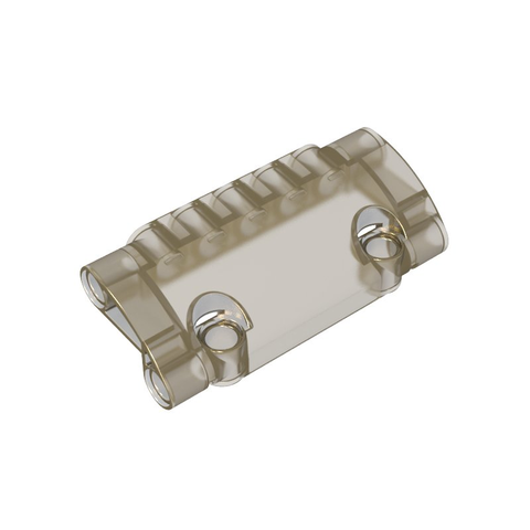 Gobricks,Technic Panel Curved 7 x 3 with 2 Pin Holes through Panel Surface,24119