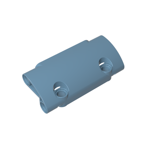 Gobricks,Technic Panel Curved 7 x 3 with 2 Pin Holes through Panel Surface,24119