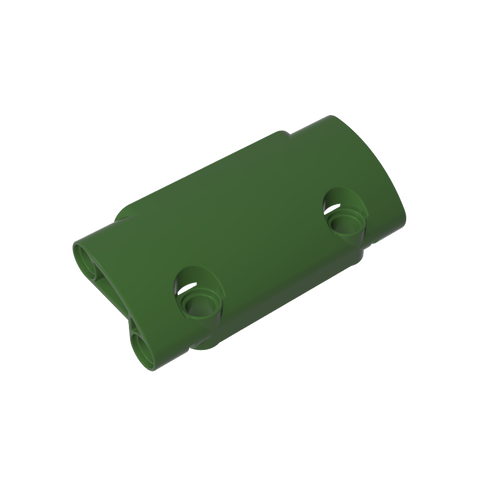 Gobricks,Technic Panel Curved 7 x 3 with 2 Pin Holes through Panel Surface,24119
