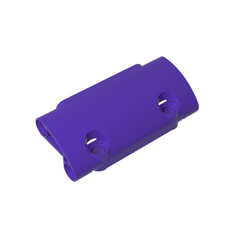 Gobricks,Technic Panel Curved 7 x 3 with 2 Pin Holes through Panel Surface,24119