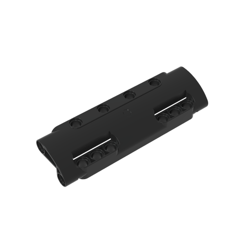 Gobricks,Technic Panel Curved 11 x 3 with 10 Pin Holes through Panel Surface,11954