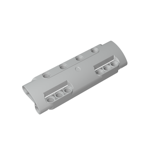 Gobricks,Technic Panel Curved 11 x 3 with 10 Pin Holes through Panel Surface,11954