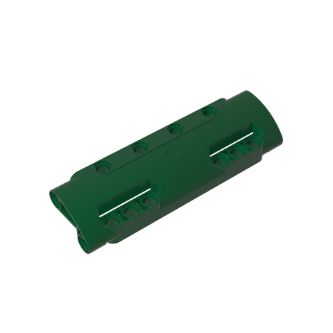 Gobricks,Technic Panel Curved 11 x 3 with 10 Pin Holes through Panel Surface,11954