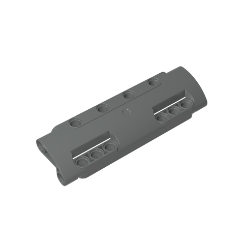 Gobricks,Technic Panel Curved 11 x 3 with 10 Pin Holes through Panel Surface,11954