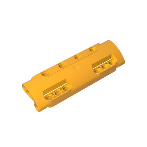 Gobricks,Technic Panel Curved 11 x 3 with 10 Pin Holes through Panel Surface,11954