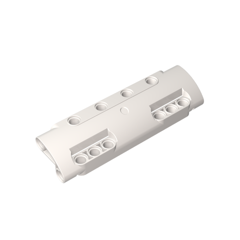 Gobricks,Technic Panel Curved 11 x 3 with 10 Pin Holes through Panel Surface,11954
