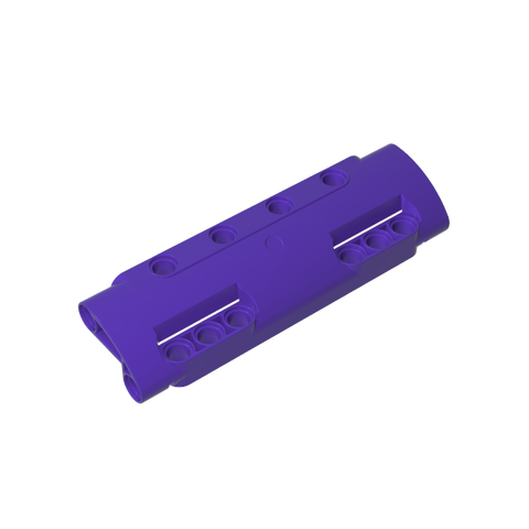 Gobricks,Technic Panel Curved 11 x 3 with 10 Pin Holes through Panel Surface,11954