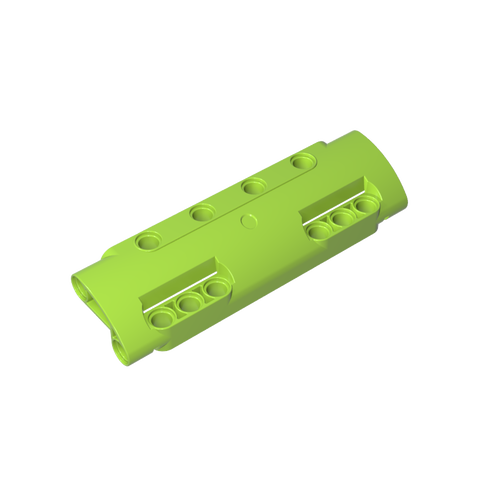 Gobricks,Technic Panel Curved 11 x 3 with 10 Pin Holes through Panel Surface,11954