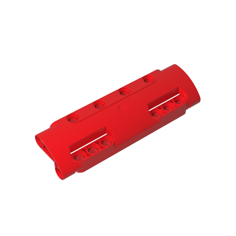Gobricks,Technic Panel Curved 11 x 3 with 10 Pin Holes through Panel Surface,11954