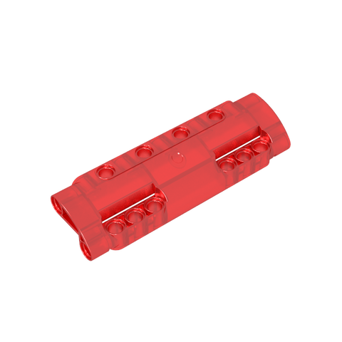 Gobricks,Technic Panel Curved 11 x 3 with 10 Pin Holes through Panel Surface,11954