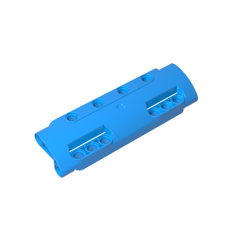 Gobricks,Technic Panel Curved 11 x 3 with 10 Pin Holes through Panel Surface,11954