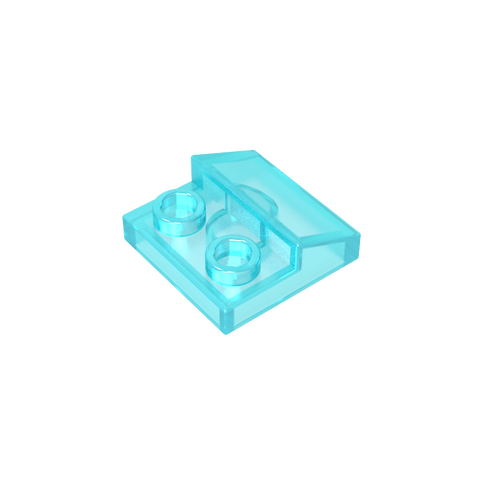 Gobricks,Slope 45 2 x 1 with 2/3 Cutout,gds1013,gds1013-2