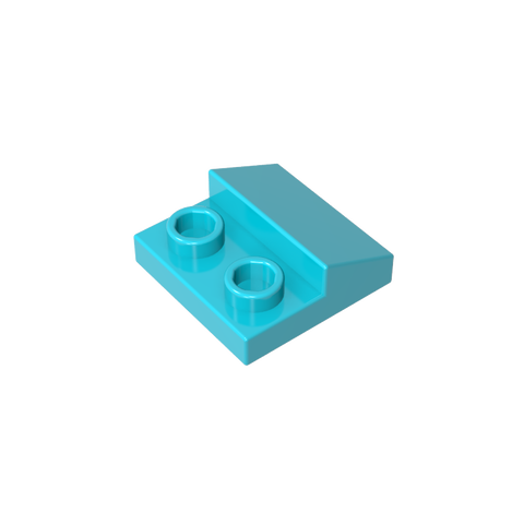 Gobricks,Slope 45 2 x 1 with 2/3 Cutout,gds1013,gds1013-2