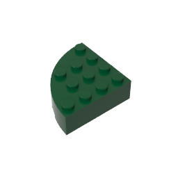 Brick Round Corner 4 x 4 Full Brick ,2577