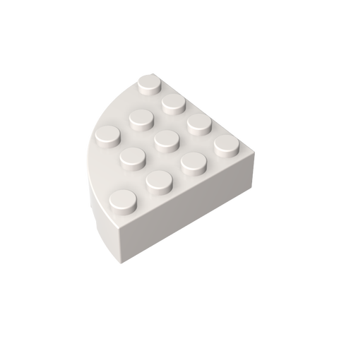 Gobricks,Brick Round Corner 4 x 4 Full Brick,2577