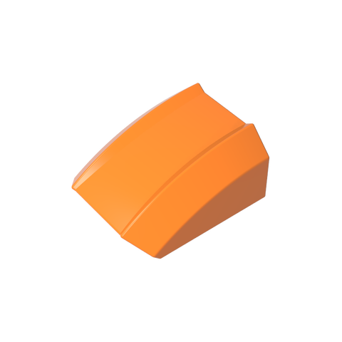 Gobricks,Slope Curved 2 x 2 with Lip, No Studs,30602,47904,28659,54415